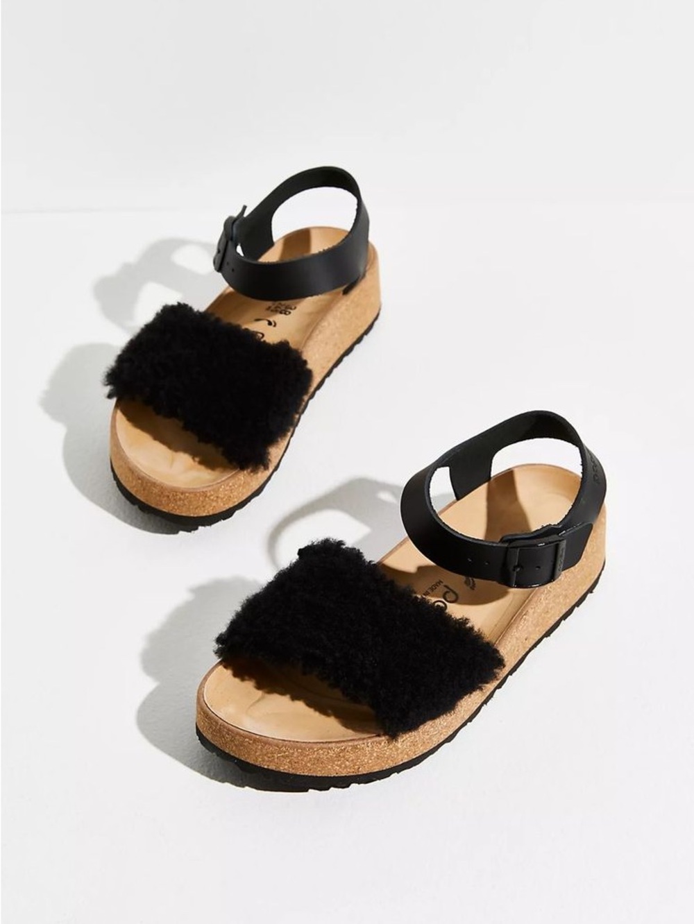 NWT Papillio Birkenstock Glenda
Natural Leather & Shearling Sandals size 8